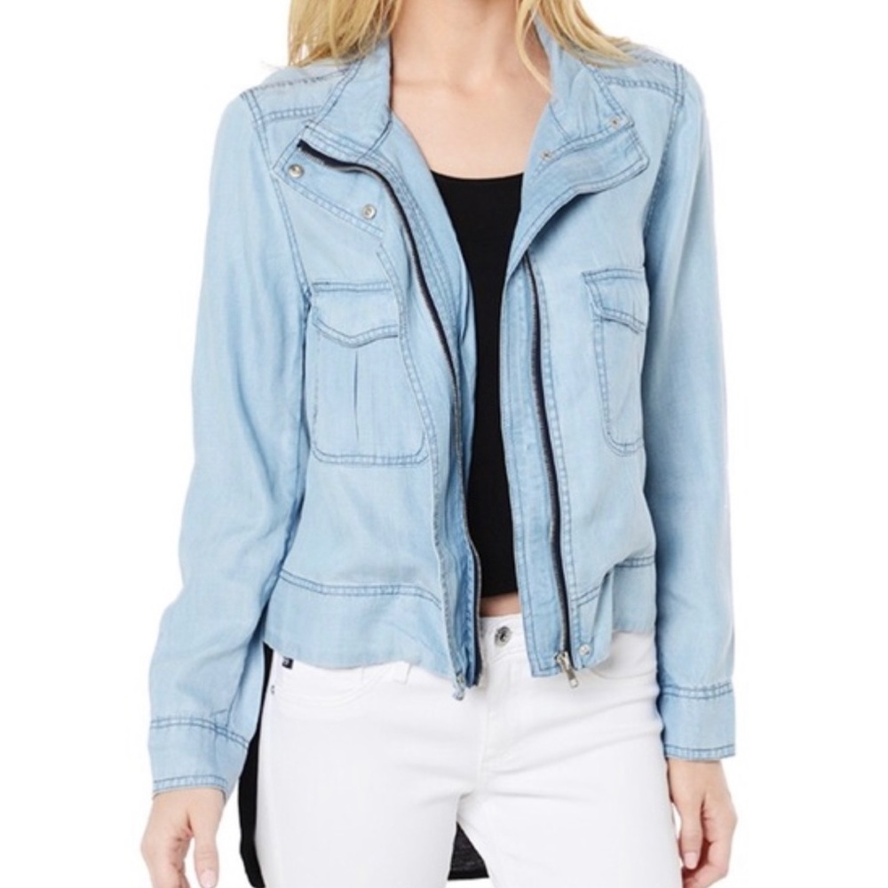 🔥SALE🔥BB DAKOTA ROMY TENCEL CHAMBRAY JACKET